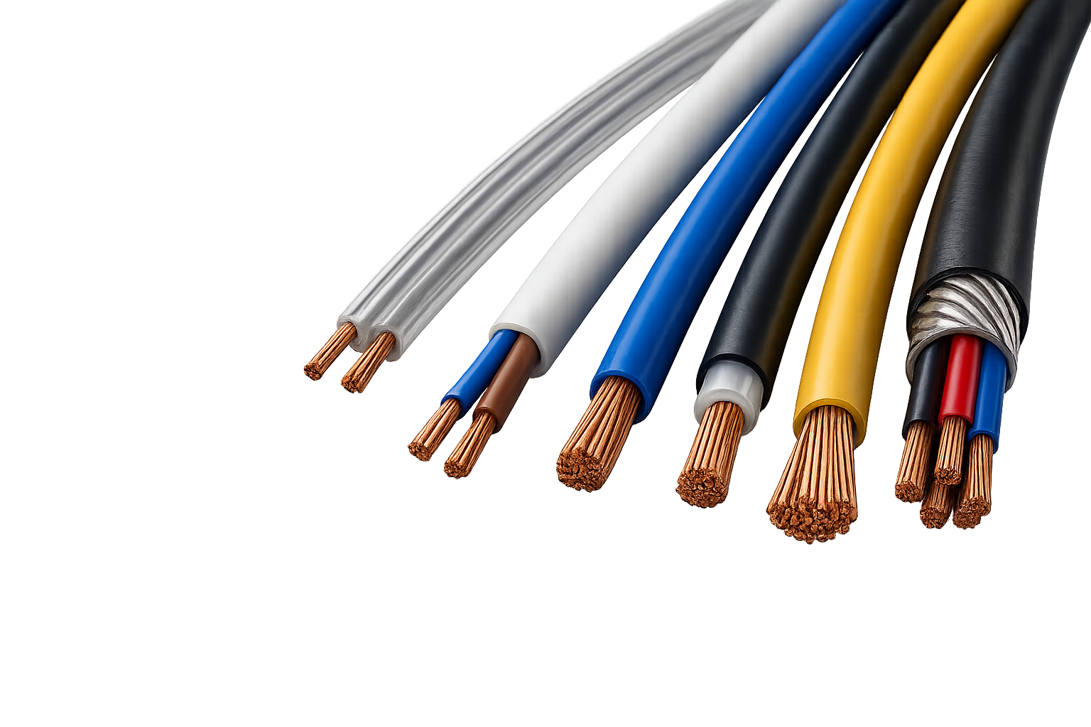 A collection of colorful wires